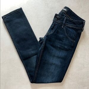 Hudson 25 Collin Skinny Jeans Dark Indigo Denim